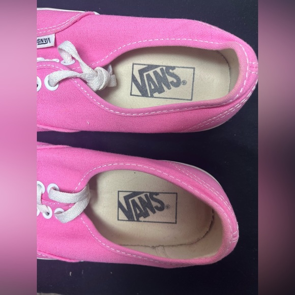 Vans Low Tops Shoes Lot of 2- Pink & Blue - Women’s Size 8.5 & Men’s Size 7 - Picture 14 of 16